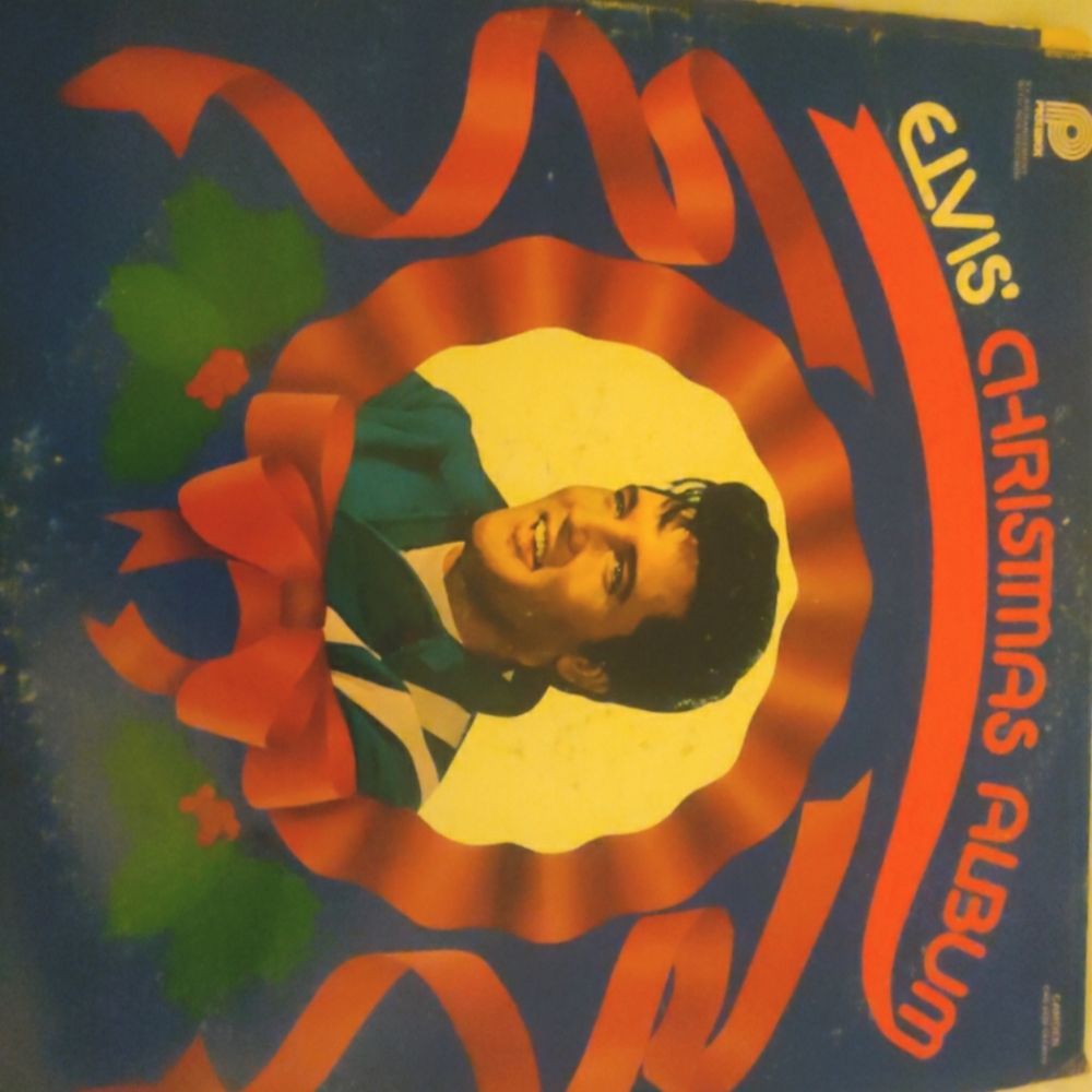 Vintage Elvis Christmas Album Vinyl Record